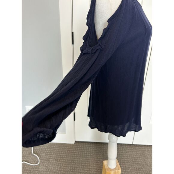 Old Navy Cold Shoulder Crepe Fabric Lightweight Top Size XL - Picture 8 of 12